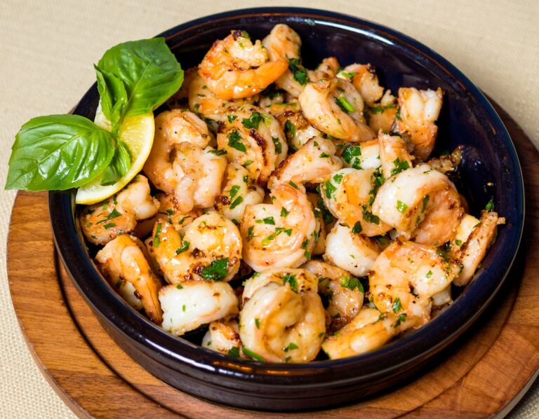 Garlic Shrimp Plate